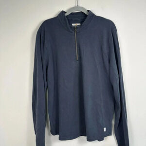 Marine Layer 1/4 Zip Sweater Medium Slate